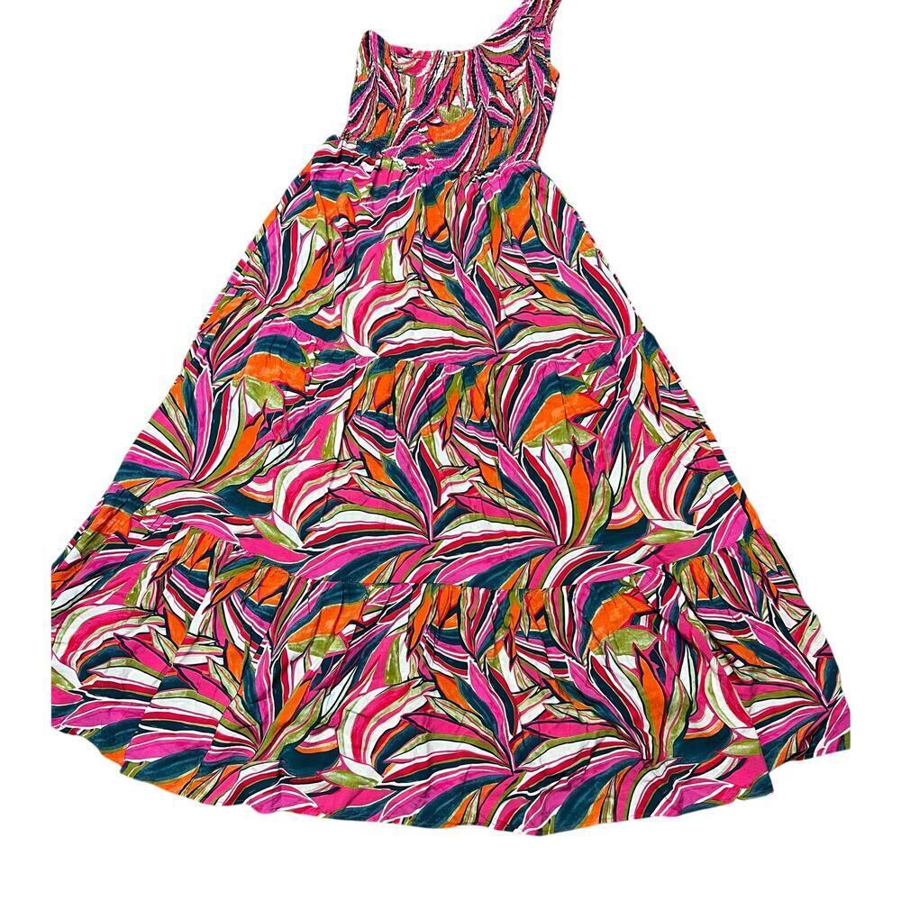 Abel the Label Anthropologie Kelissa One-Shoulder Maxi Dress Medium - Picture 2 of 7